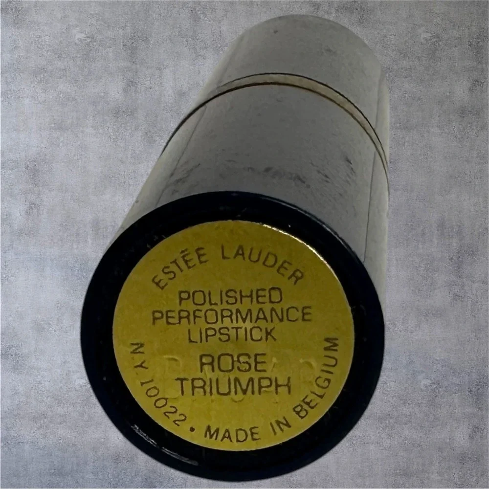 Estee Lauder‎ Lipstick Womens Rose Triumph Red Vintage Polished Performance